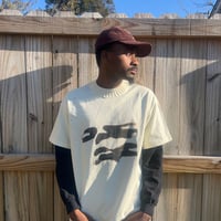 Image 3 of "HIDDEN FACE" KNITTED ROUNDNECK TEE