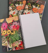 Image 2 of Floral notebook for busy brains.