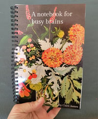 Image 1 of Floral notebook for busy brains.