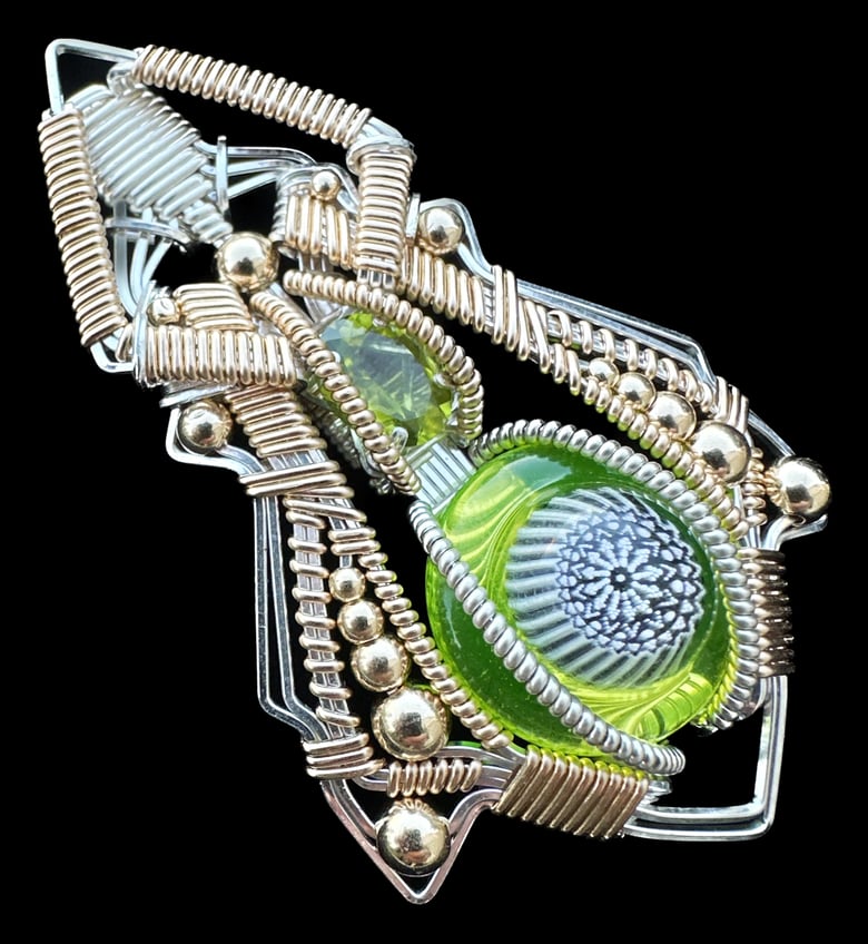 Image of Steve H Collab Pendant (Large + Peridot)