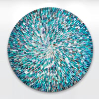 Image 1 of Aqua orbis - 80x80cm