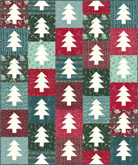 Image 5 of Polar Pines quilt pattern - PDF version