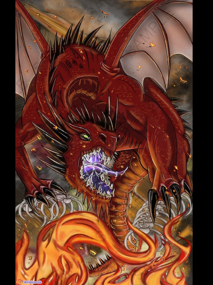 Image of Dragon Art Print