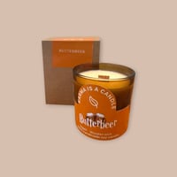 Image 1 of Butterbeer soy coconut music candle 