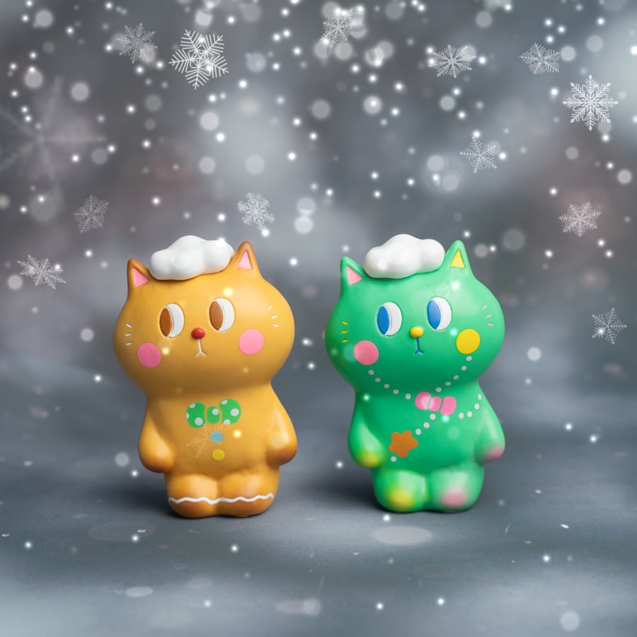 Image of KIYO NEKO  YULETIDE PAIR