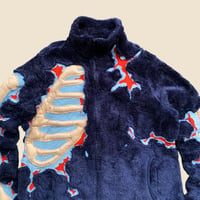 Image 4 of REWORKED CRACKY 3D PUFF SHERPA JACKET SIZE S