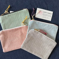 Image 3 of Dotty printed fabric pouch purse