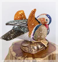 Image 1 of Fully Crystallised Mandarin Duck Figurine
