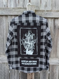 Image 1 of Woke Up and Chose Old Eldritch Gods Flannel