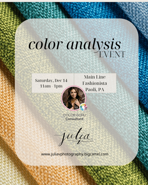 Image of Color Analysis Event - Sunday, March 30th