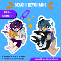 Image 1 of PREORDER! Beach themed keychains