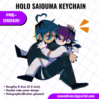 Image 1 of PREORDER! Holographic Saiouma keychain