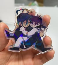 Image 2 of PREORDER! Holographic Saiouma keychain