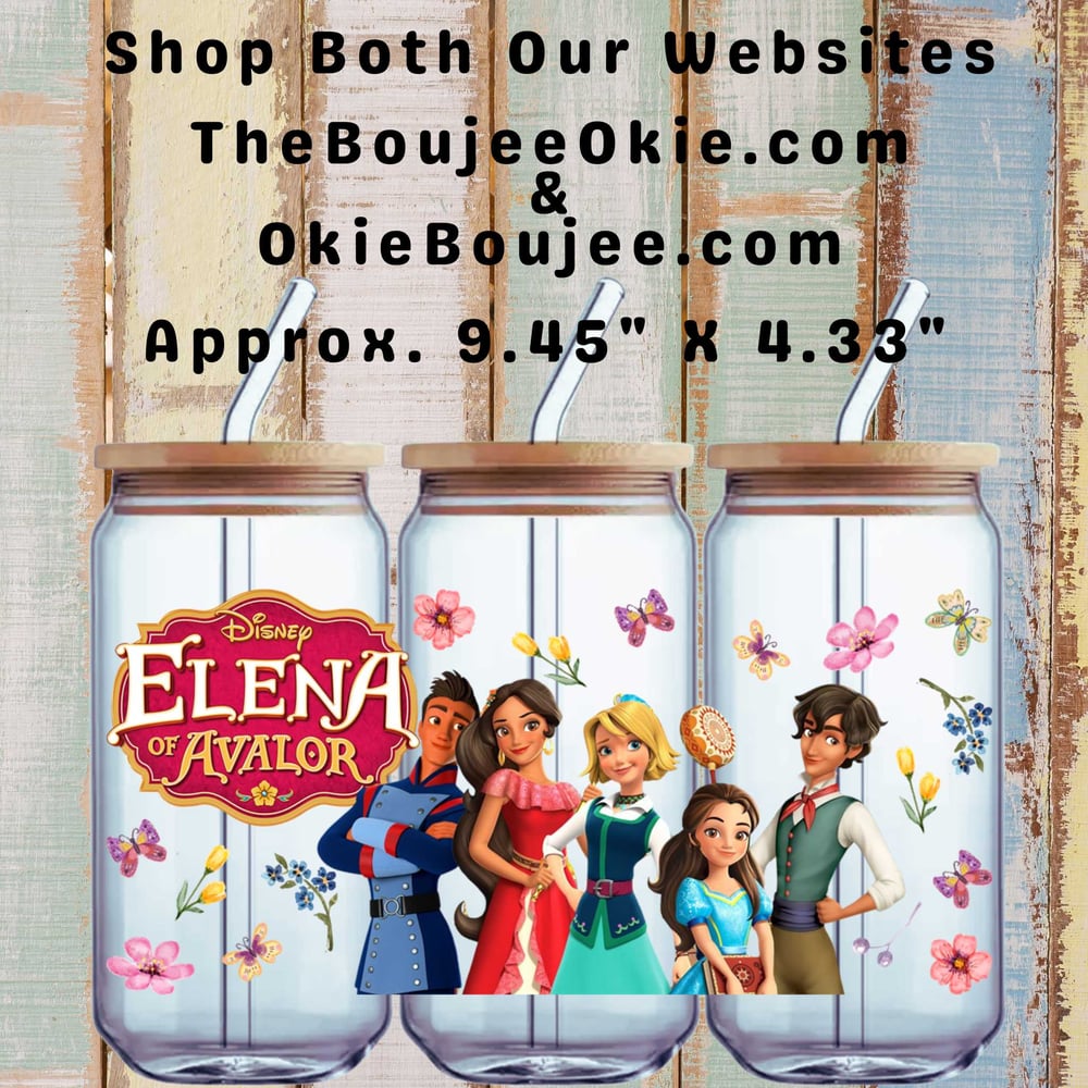 Image of Elena Double Sided Uv Dtf Wrap W0676