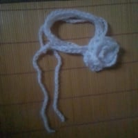 Image 5 of Women hand knit striped sheertop (recycled  wool, mohair, cotton blend)