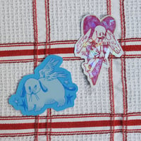 Image 1 of Angel dog stickers