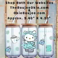 Hello Kitty Bride Tiff & Co Inspired Double-Sided UV DTF Wrap W0816