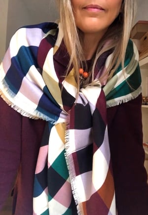 Image of PAÑUELO 100% LANA - LONDON ( PRE ORDER)