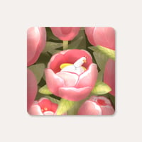 Keeper of tulips sticker