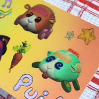 Image 2 of Pui Pui sticker sheet