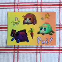 Image 1 of Pui Pui sticker sheet