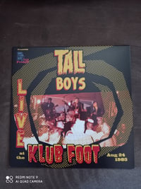 Image 1 of Tall boys - live at the klub foot Lp