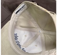 Image 3 of Corduroy OM Lettering Hat (khaki)