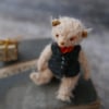 Basil, a miniature mohair bear