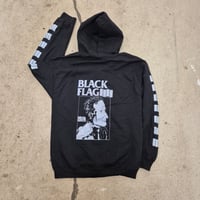 Image 1 of Black Flag "I Feel Better" zipper hoodie