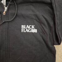 Image 5 of Black Flag "I Feel Better" zipper hoodie