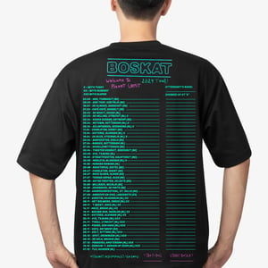 Image of Limited Stock! Welcome To Planet Urmit 2024 Tour Shirt! (signed by the band)