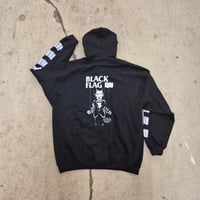 Image 1 of Black Flag - Devil Puppet zipper hoodie