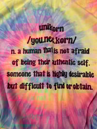 Image 2 of unikorn world tee