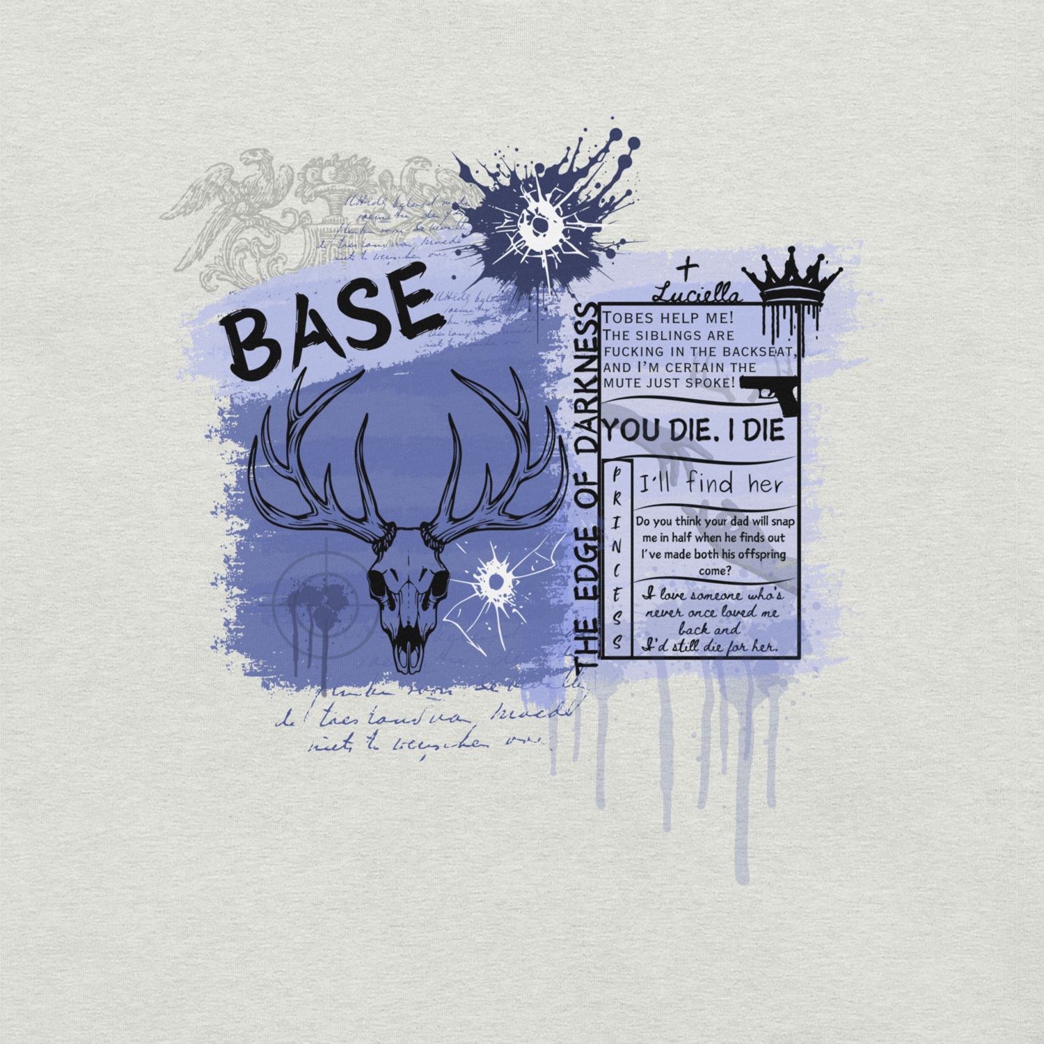 Image of Officially licensed Base edge of darkness Unisex t-shirt