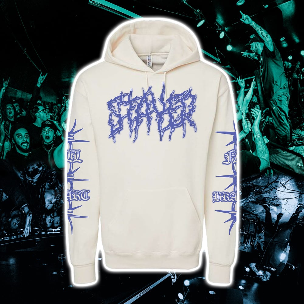 Cream Death Metal Hoodie