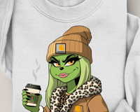 Image 2 of BROWN CARHART GRINCH LASHES
