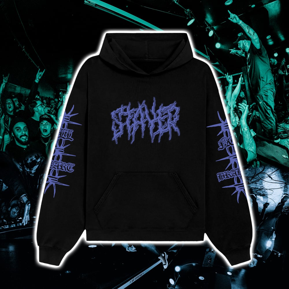 Black Death Metal Hoodie