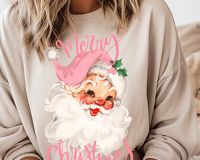 Image 2 of VINTAGE PINK SANTA