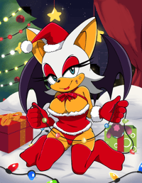 (8.5 x 11 Print) Christmas Rouge