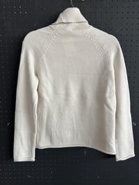 Image 3 of Women’s cream turtle neck 