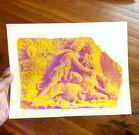 Mithras Slaying the Bull Riso Print