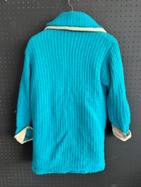 Image 4 of Handmade blue sweater jacket 