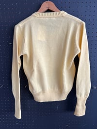 Image 4 of Yellow v neck sweater 