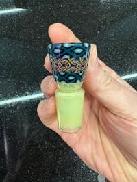 Image of Ns yellow over titan murrine slide 18mm