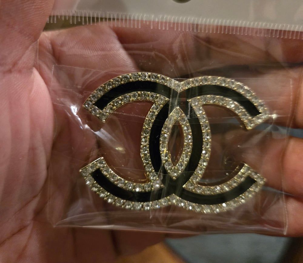 Image of Black & Bling Brooch