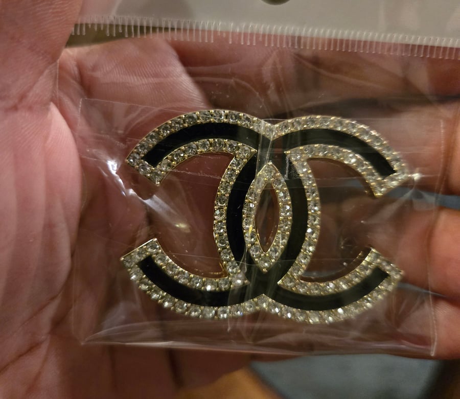 Image of Black & Bling Brooch