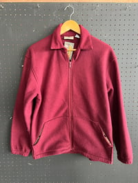 Image 1 of Men’s maroon zip up 