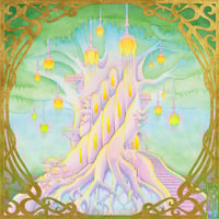Image 1 of Valinor Tree #1: Laurelin Hand-Embellished Giclée Print