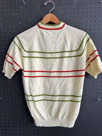 Image 1 of short sleeve mock neck shirt 