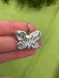 Image 1 of Magnificent Butterfly Sterling Silver Pendant